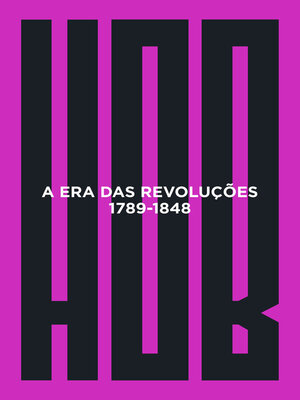 cover image of A era das revoluções